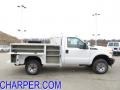 Oxford White - F350 Super Duty XL Regular Cab 4x4 Chassis Photo No. 1