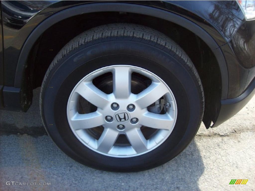 2008 CR-V EX 4WD - Nighthawk Black Pearl / Gray photo #9