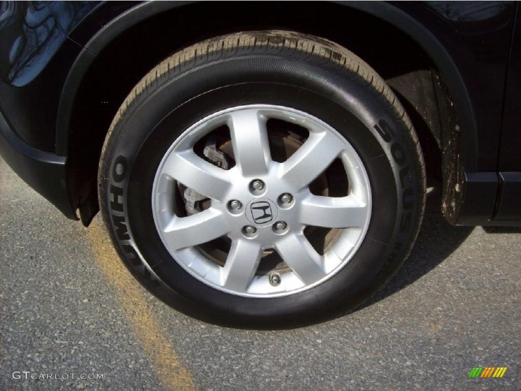 2008 CR-V EX 4WD - Nighthawk Black Pearl / Gray photo #12