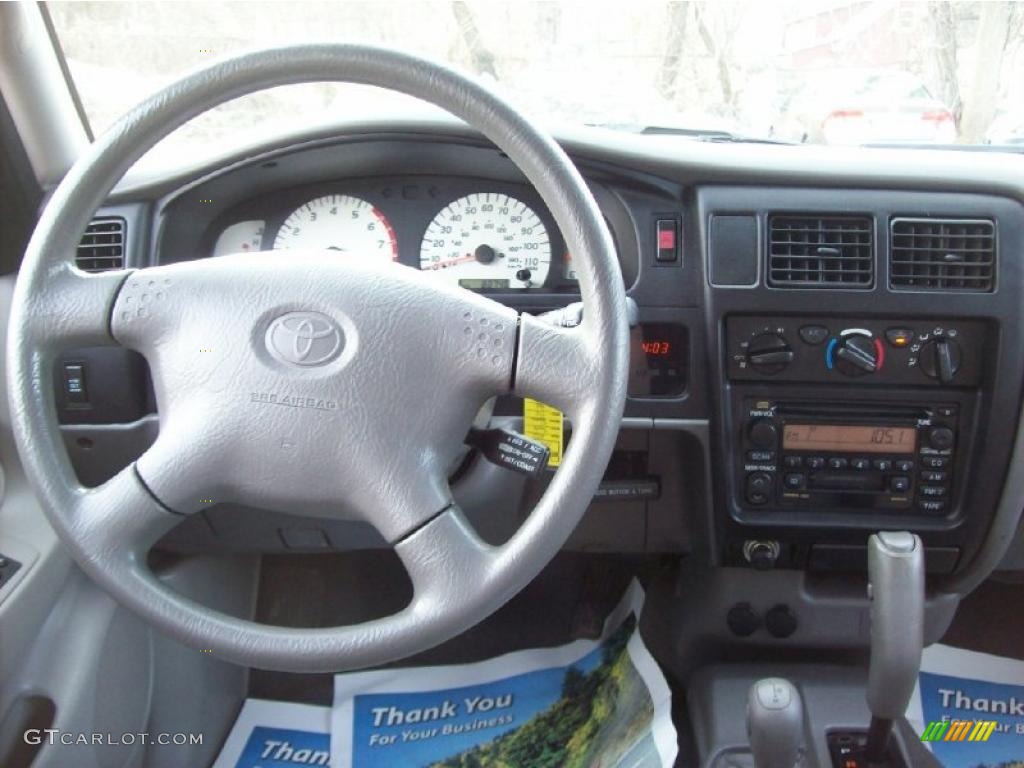 2002 Toyota Tacoma V6 TRD Double Cab 4x4 Charcoal Dashboard Photo #46426851