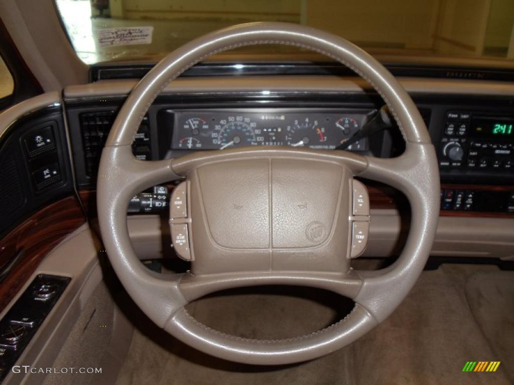 1999 Buick LeSabre Limited Sedan Taupe Steering Wheel Photo #46427073
