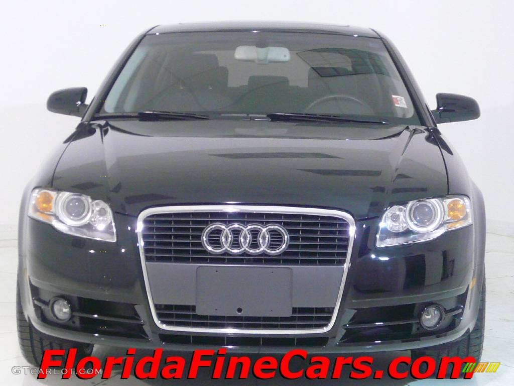 2007 A4 2.0T Sedan - Brilliant Black / Ebony photo #5