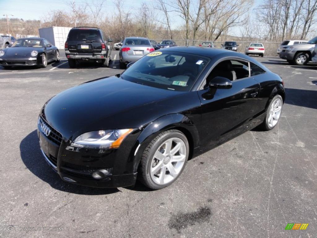 Brilliant Black 2008 Audi TT 3.2 quattro Coupe Exterior Photo #46427985