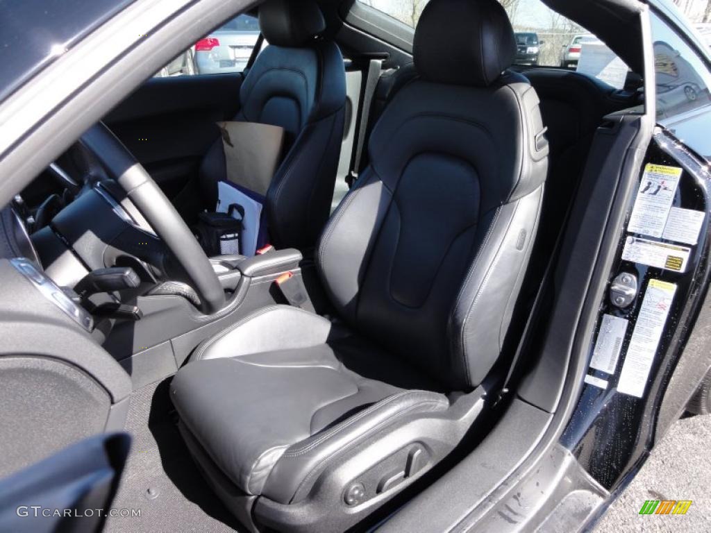 Black Interior 2008 Audi TT 3.2 quattro Coupe Photo #46428204