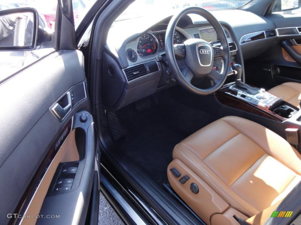 Amaretto Interior 2008 Audi A6 4.2 quattro Sedan Photo #46428648