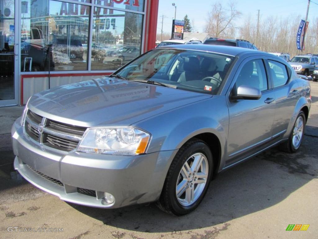 2010 Avenger R/T - Silver Steel Metallic / Dark Slate Gray photo #1