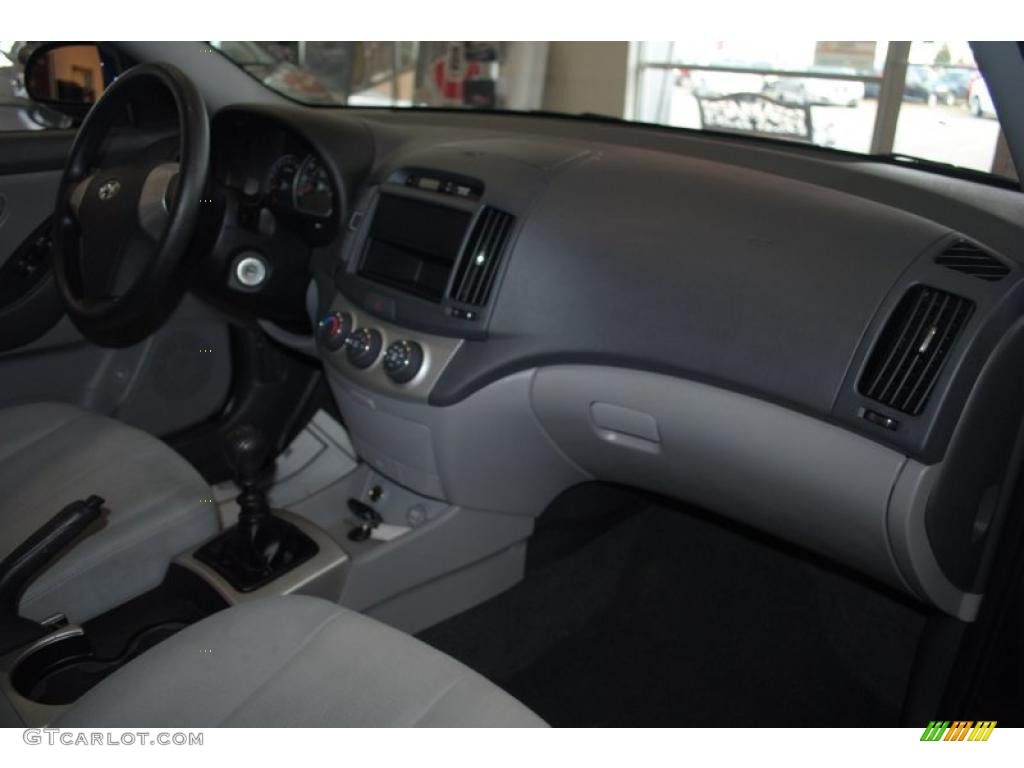 2009 Elantra GLS Sedan - Regatta Blue / Gray photo #13