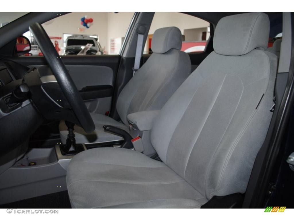 2009 Elantra GLS Sedan - Regatta Blue / Gray photo #14