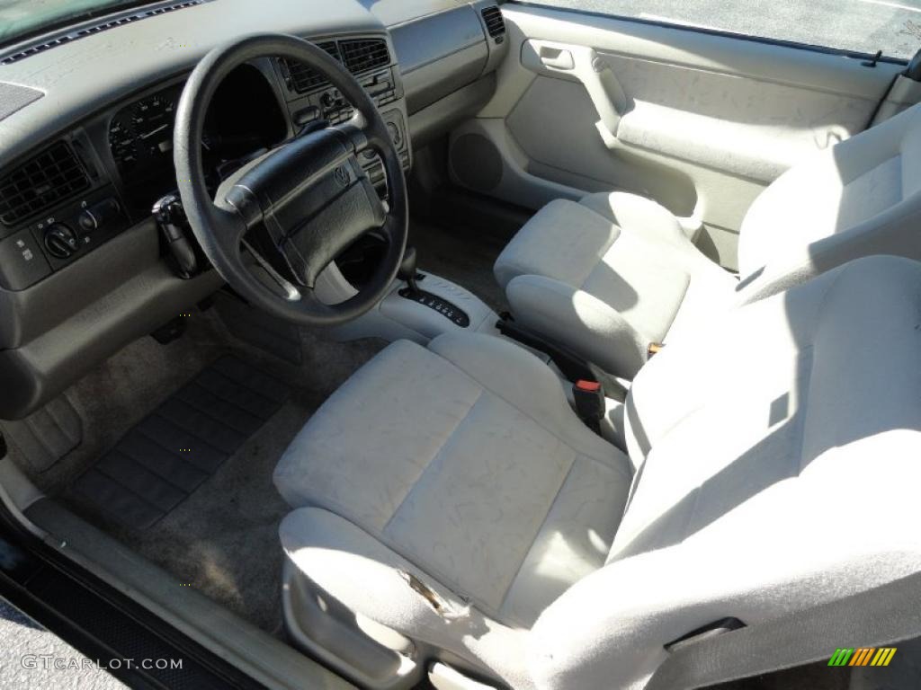 Beige Interior 1996 Volkswagen Cabrio Standard Cabrio Model Photo #46429464