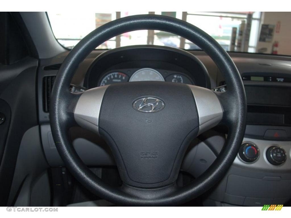 2009 Elantra GLS Sedan - Regatta Blue / Gray photo #25