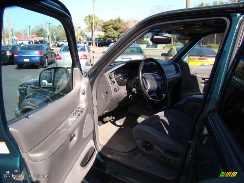 2000 Explorer XLT 4x4 - Tropic Green Metallic / Dark Graphite photo #9