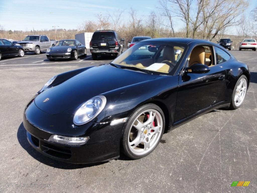 Basalt Black Metallic 2006 Porsche 911 Carrera 4S Coupe Exterior Photo #46430736