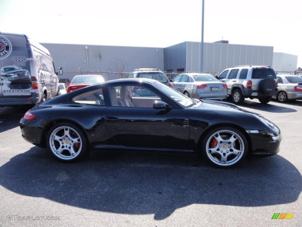 Basalt Black Metallic 2006 Porsche 911 Carrera 4S Coupe Exterior Photo #46430835