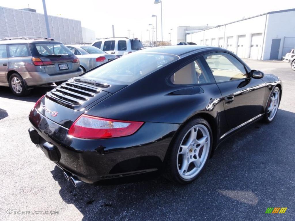 Basalt Black Metallic 2006 Porsche 911 Carrera 4S Coupe Exterior Photo #46430844