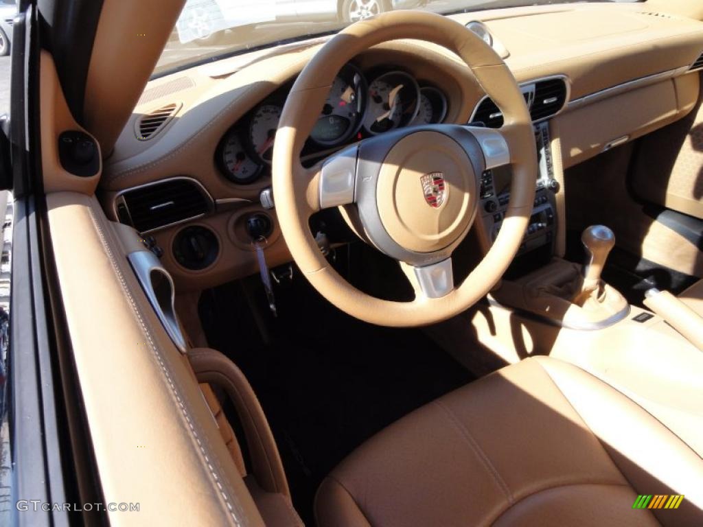 Sand Beige Interior 2006 Porsche 911 Carrera 4S Coupe Photo #46430898