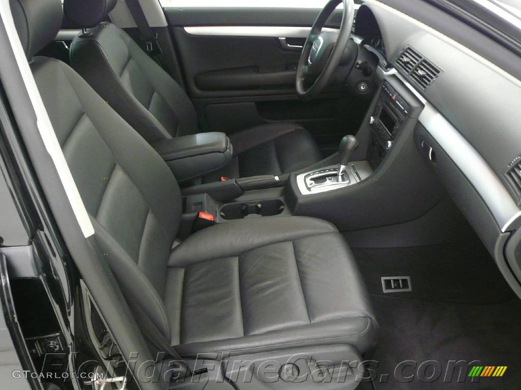 2007 A4 2.0T Sedan - Brilliant Black / Ebony photo #13