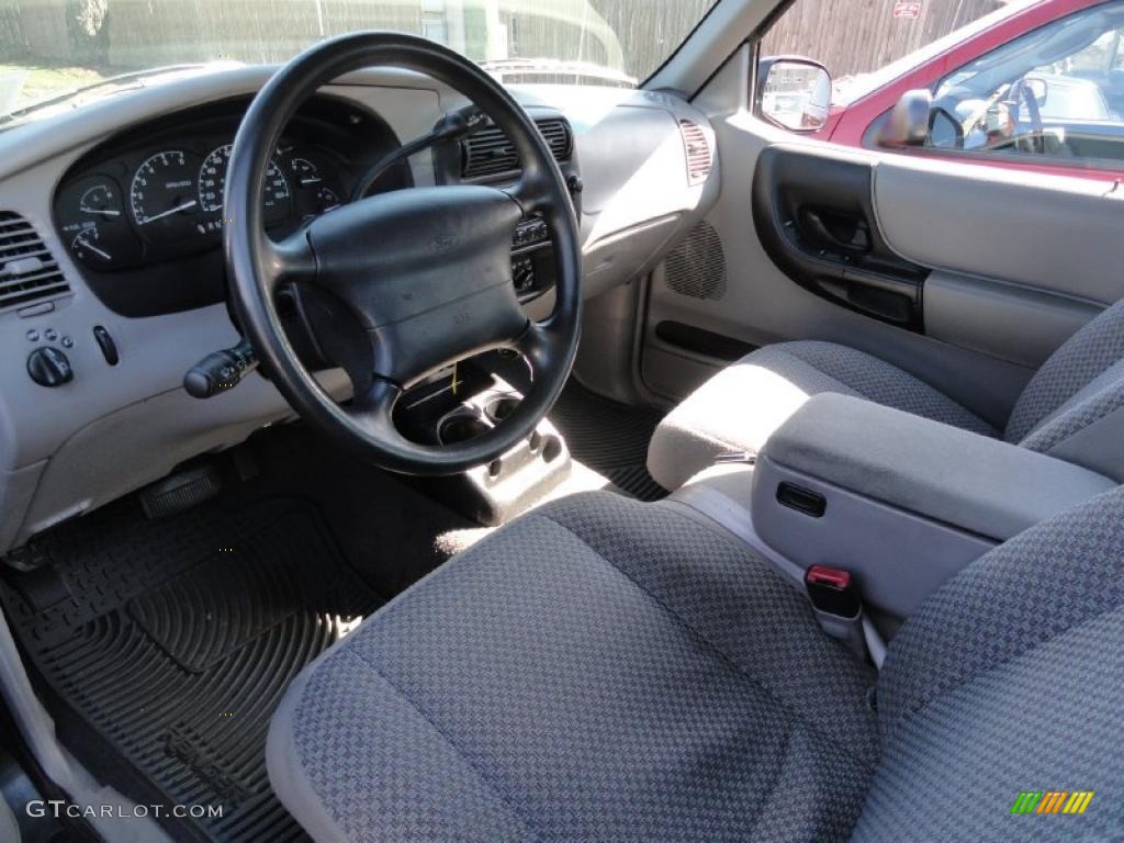 Medium Graphite Interior 1999 Ford Ranger XLT Extended Cab 4x4 Photo #46431447