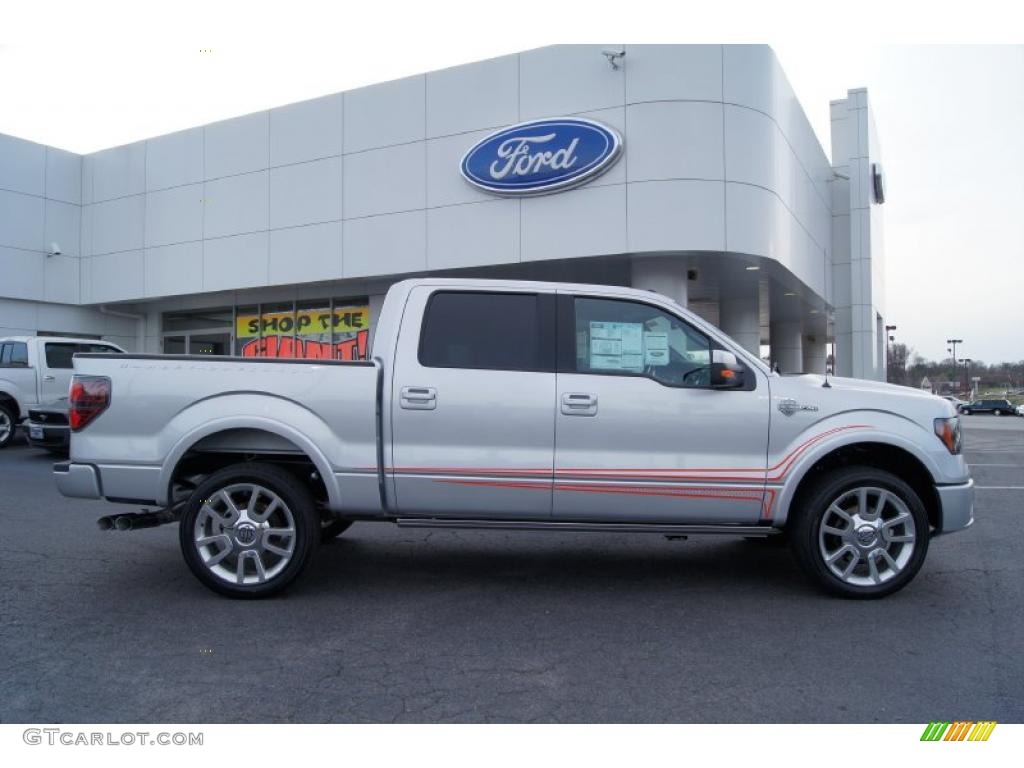 Ingot Silver Metallic 2011 Ford F150 Harley-Davidson SuperCrew 4x4 Exterior Photo #46431575