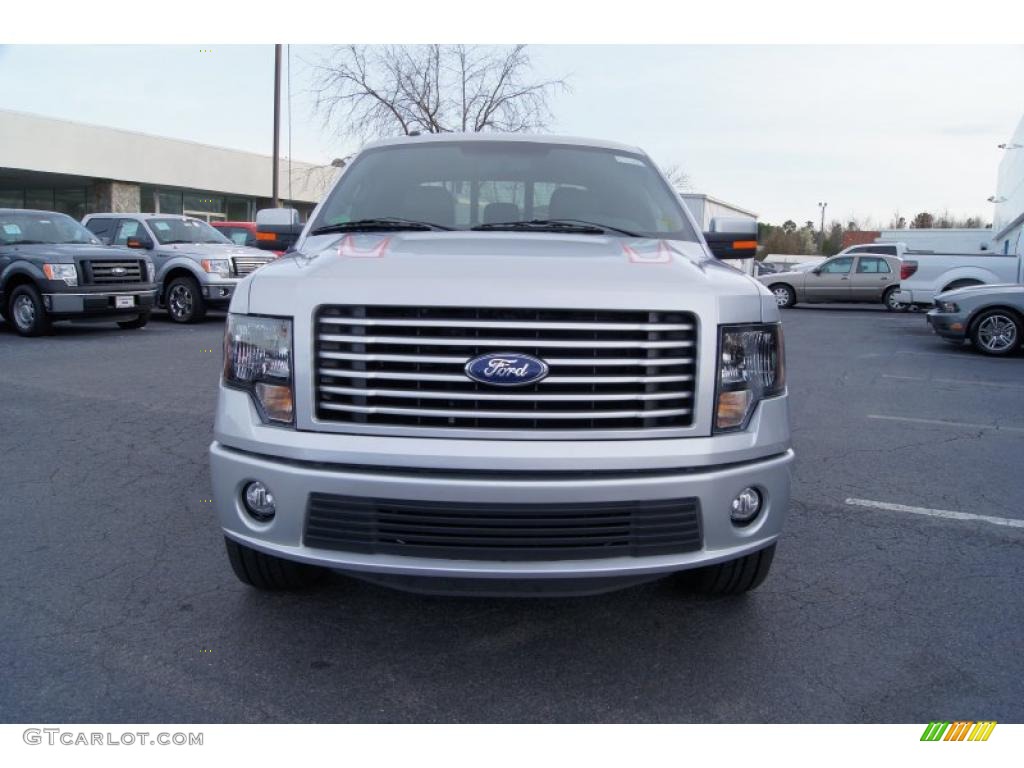 Ingot Silver Metallic 2011 Ford F150 Harley-Davidson SuperCrew 4x4 Exterior Photo #46431654