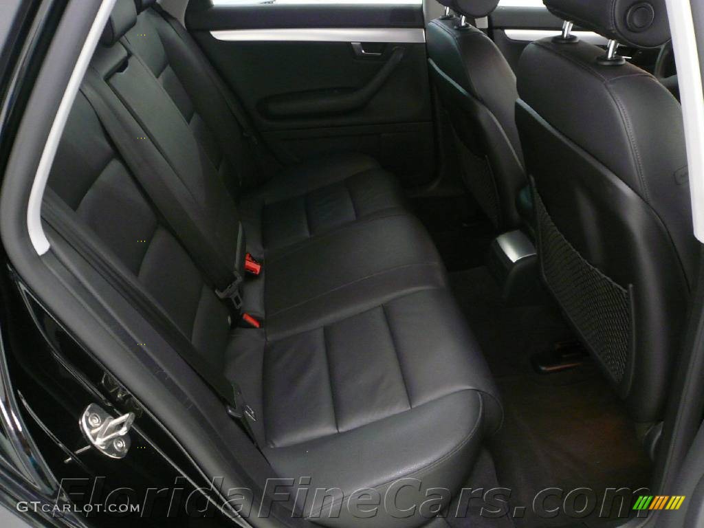 2007 A4 2.0T Sedan - Brilliant Black / Ebony photo #14