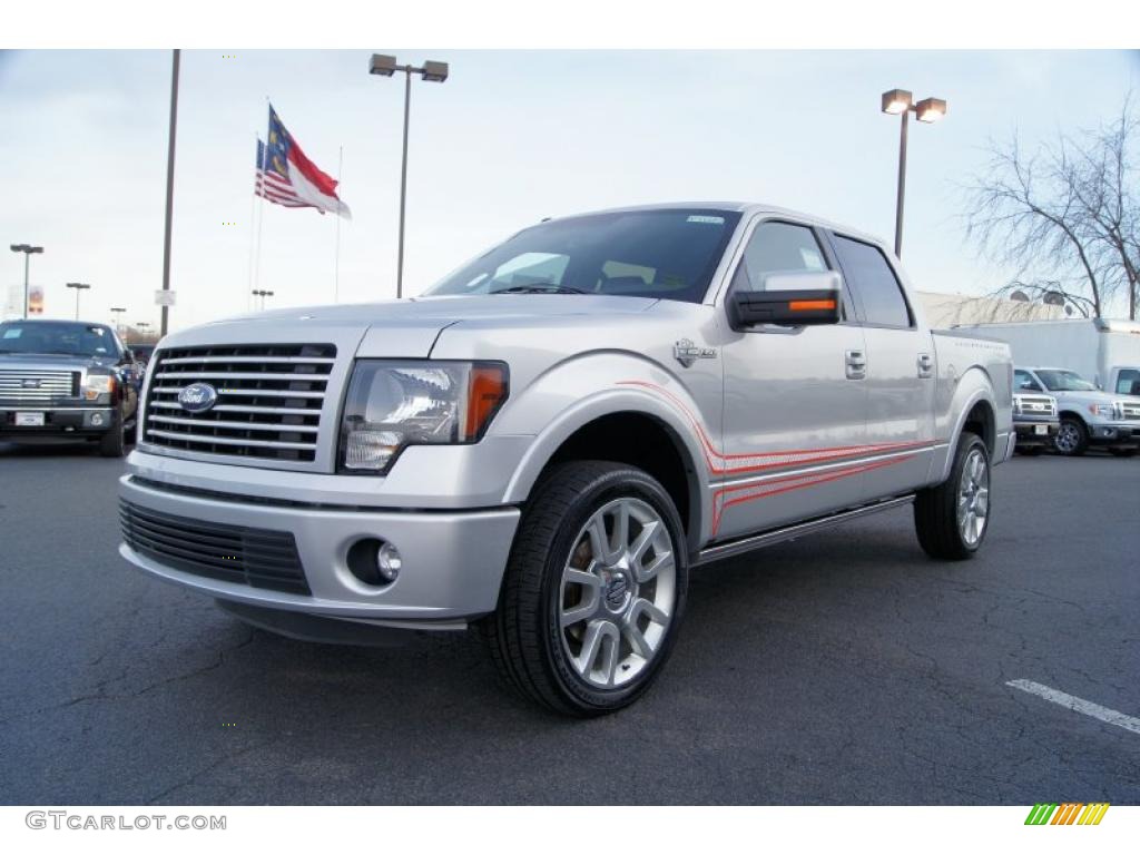 2011 F150 Harley-Davidson SuperCrew 4x4 - Ingot Silver Metallic / Black/Silver Smoke photo #56