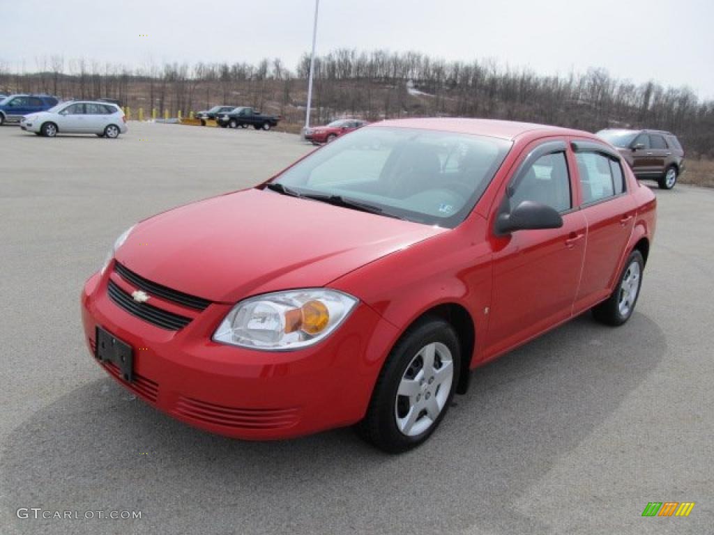 Victory Red 2007 Chevrolet Cobalt LS Sedan Exterior Photo #46432491