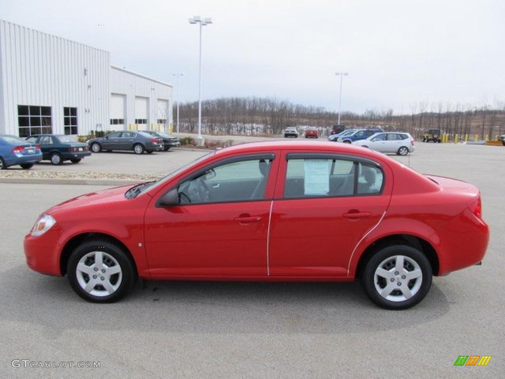 Victory Red 2007 Chevrolet Cobalt LS Sedan Exterior Photo #46432515