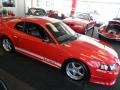 2002 Torch Red Ford Mustang Roush Stage 3 Coupe  photo #11