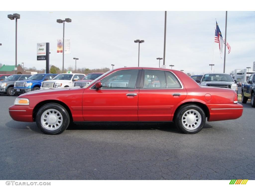 Toreador Red Metallic 2001 Ford Crown Victoria LX Exterior Photo #46432935