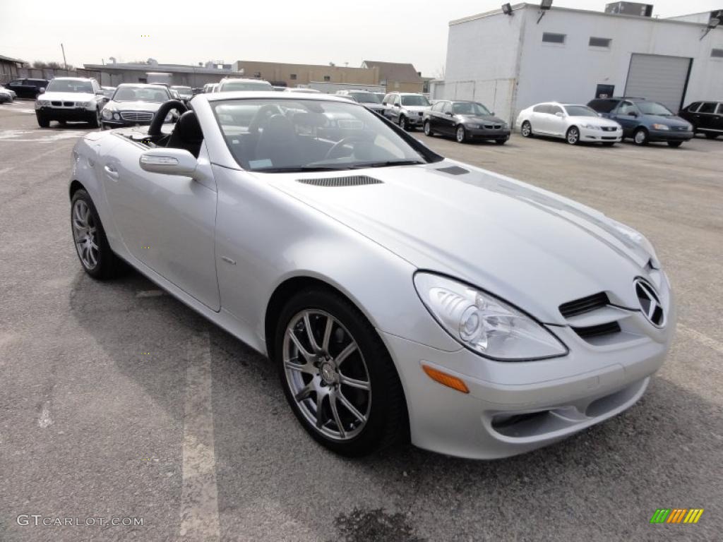 2008 SLK 280 Edition 10 Roadster - Iridium Silver Metallic / Black photo #4