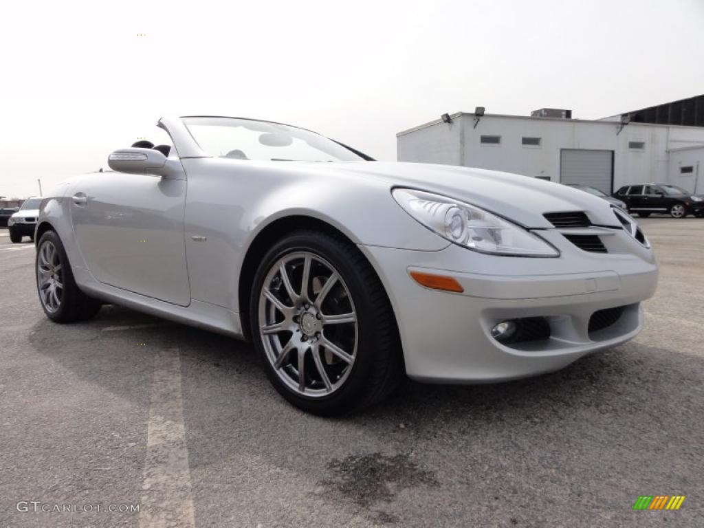Iridium Silver Metallic 2008 Mercedes-Benz SLK 280 Edition 10 Roadster Exterior Photo #46433100