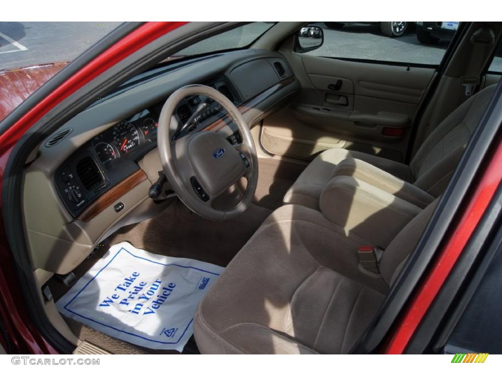 Medium Parchment Interior 2001 Ford Crown Victoria LX Photo #46433205