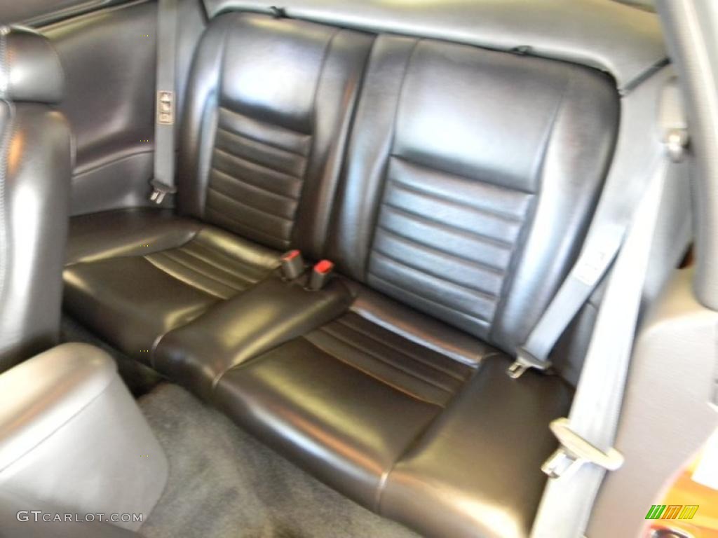 Black Roush Sport Leather Interior 2002 Ford Mustang Roush Stage 3 Coupe Photo #46433247