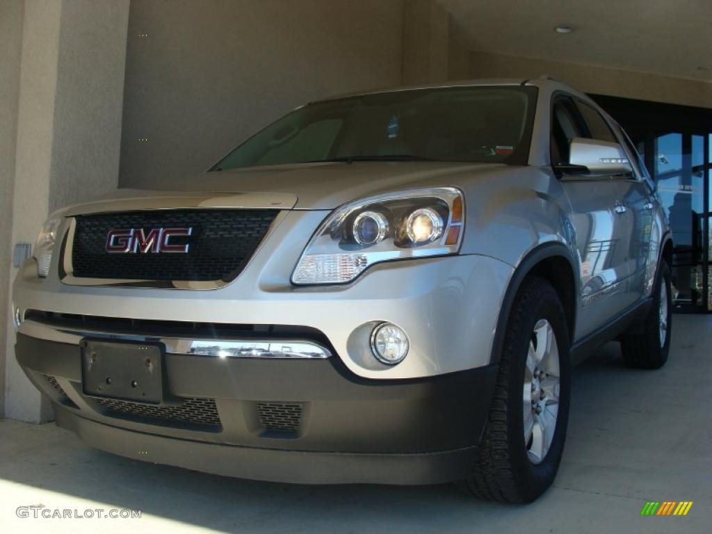 2007 Acadia SLT AWD - Liquid Silver Metallic / Titanium photo #1