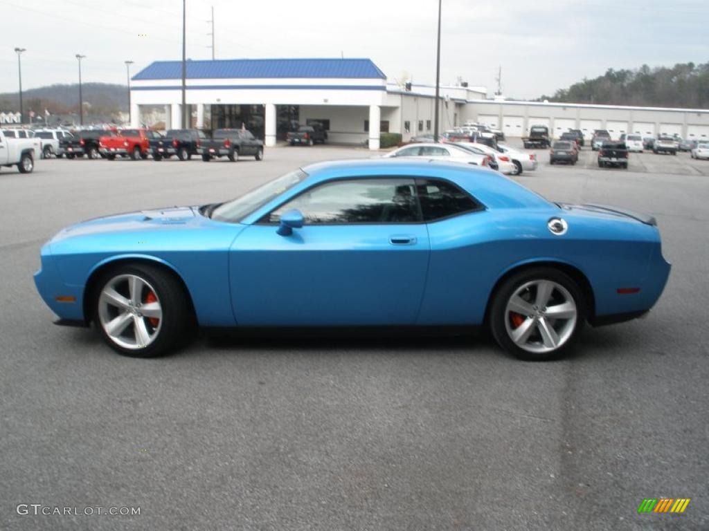 2010 Challenger SRT8 - B5 Blue Pearlcoat / Dark Slate Gray photo #6