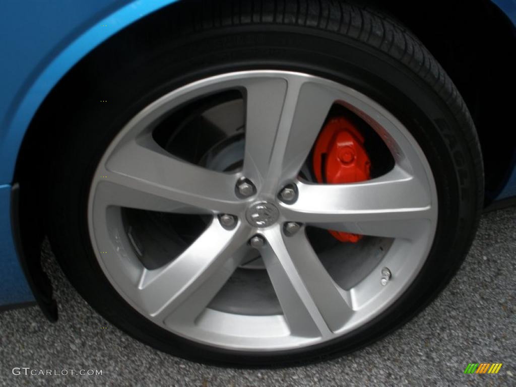 2010 Challenger SRT8 - B5 Blue Pearlcoat / Dark Slate Gray photo #12