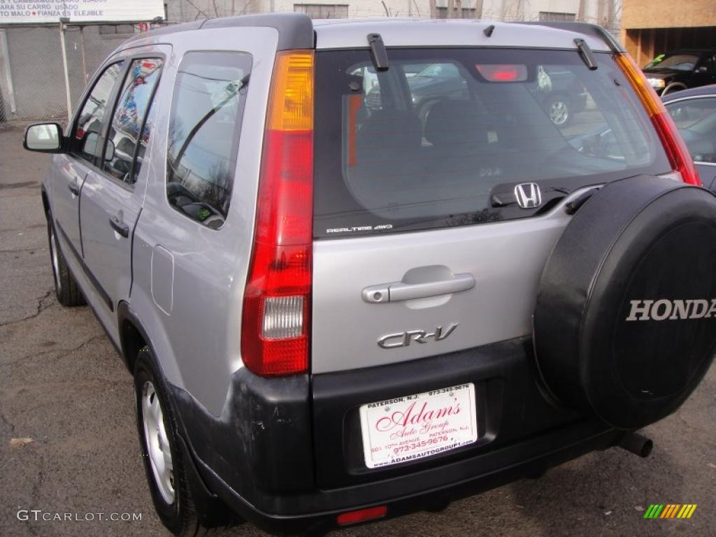 2004 CR-V LX 4WD - Satin Silver Metallic / Black photo #3