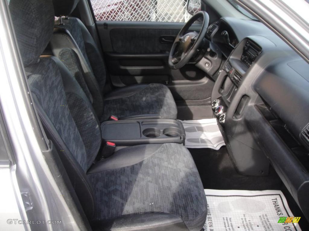 Black Interior 2004 Honda CR-V LX 4WD Photo #46434825
