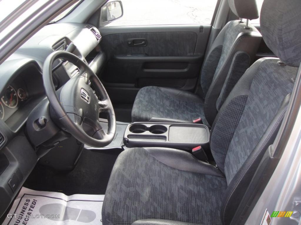 Black Interior 2004 Honda CR-V LX 4WD Photo #46434828