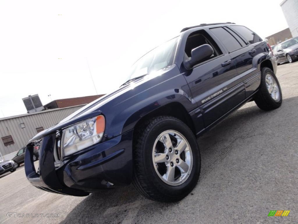 2004 Grand Cherokee Limited 4x4 - Midnight Blue Pearl / Dark Slate Gray photo #1