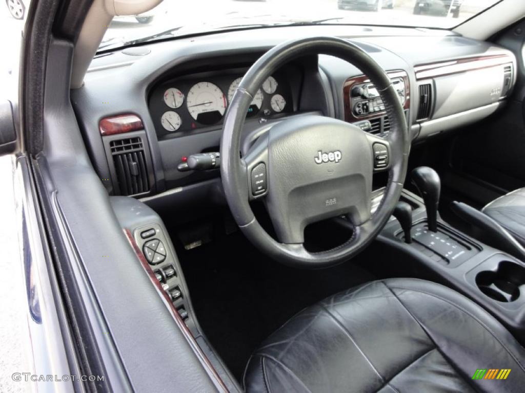 Dark Slate Gray Interior 2004 Jeep Grand Cherokee Limited 4x4 Photo #46435608
