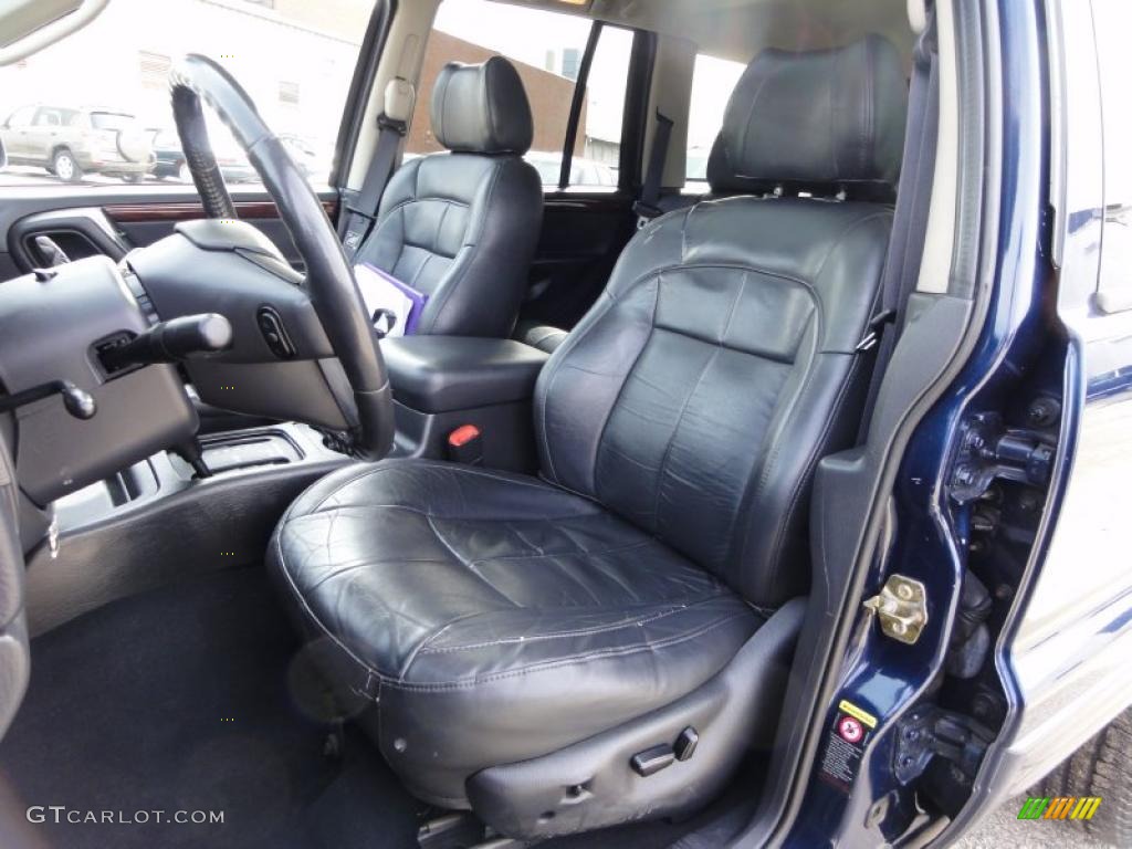 Dark Slate Gray Interior 2004 Jeep Grand Cherokee Limited 4x4 Photo #46435674