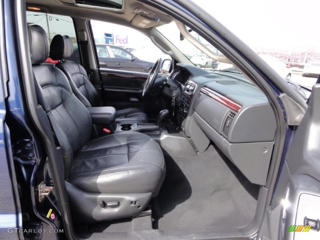 Dark Slate Gray Interior 2004 Jeep Grand Cherokee Limited 4x4 Photo #46435710