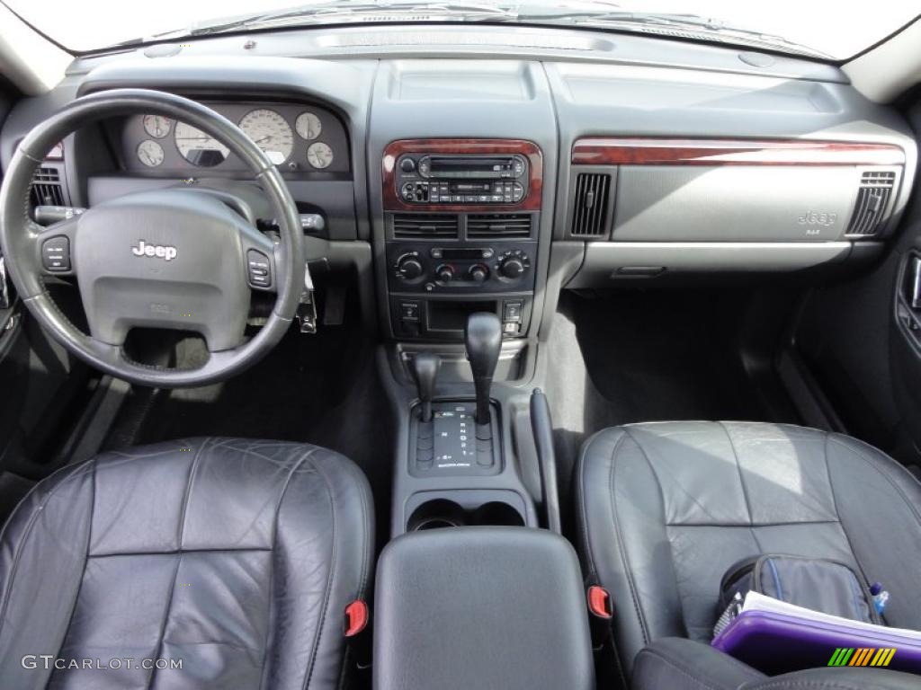 2004 Jeep Grand Cherokee Limited 4x4 Dark Slate Gray Dashboard Photo #46435782