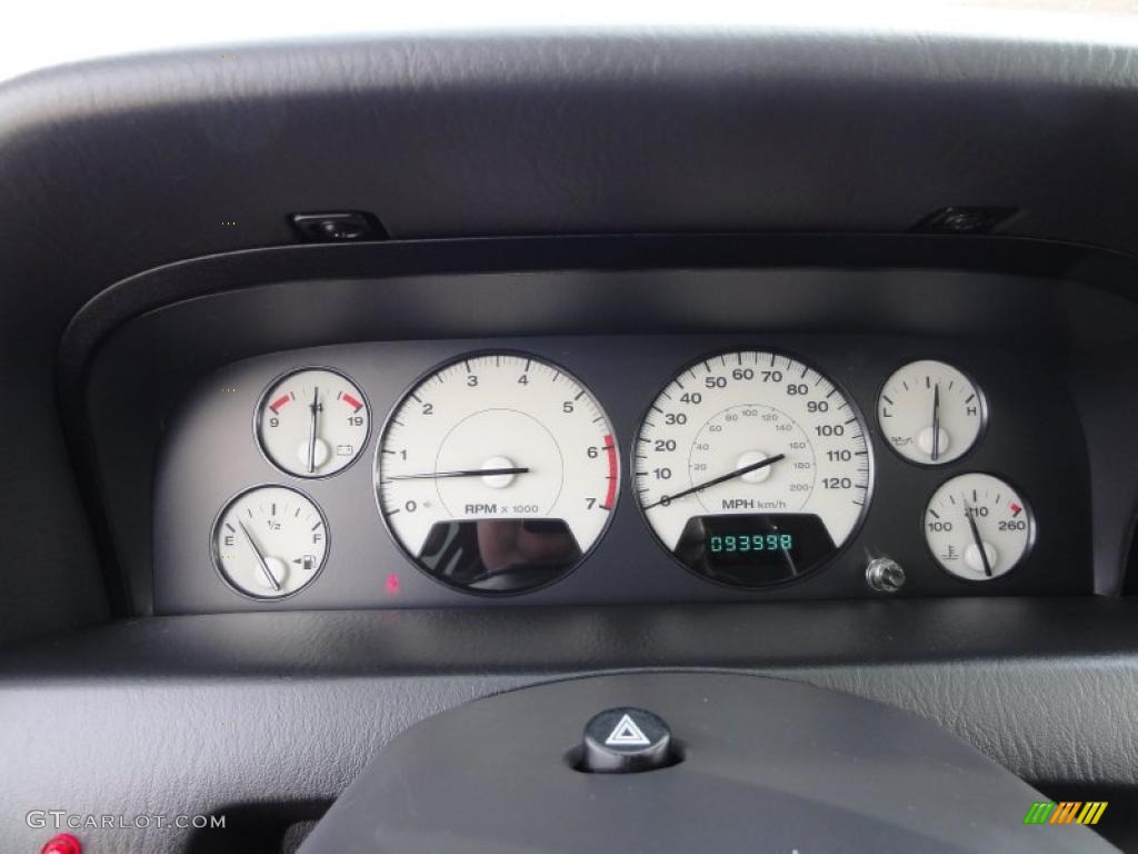 2004 Jeep Grand Cherokee Limited 4x4 Gauges Photo #46436106