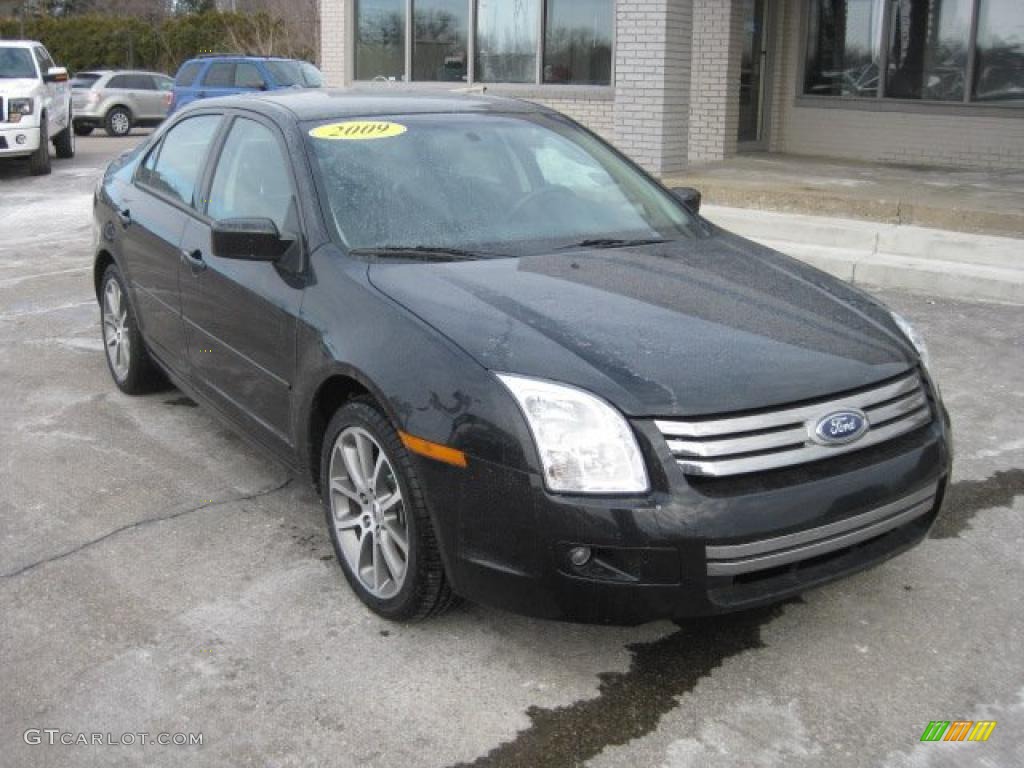 2008 Fusion SE - Black Ebony / Charcoal Black photo #1