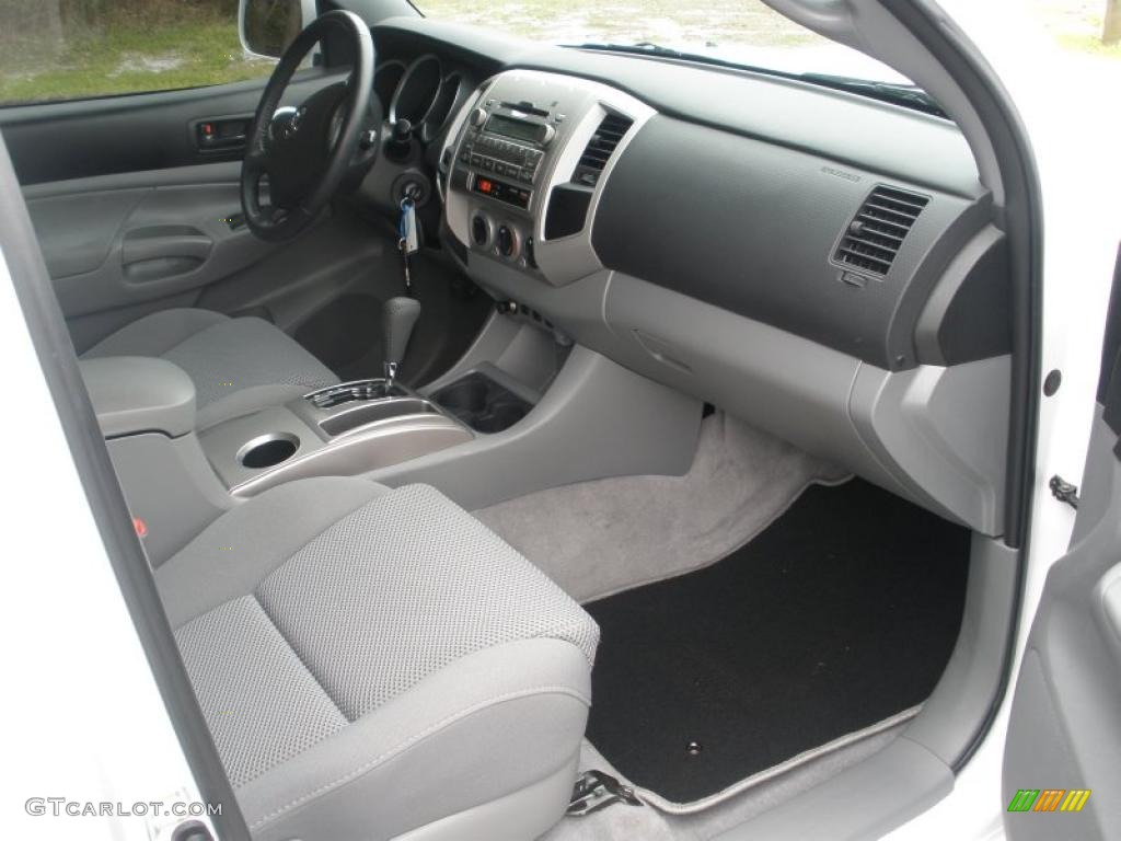 2010 Toyota Tacoma V6 SR5 TRD Sport Double Cab 4x4 Graphite Dashboard Photo #46436691