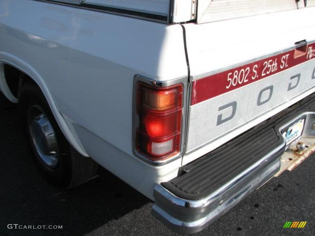 1993 Ram Truck D250 Regular Cab - White / Gray photo #8
