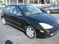 2001 Pitch Black Ford Focus ZX3 Coupe  photo #1