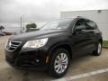 2011 Deep Black Metallic Volkswagen Tiguan SE  photo #3